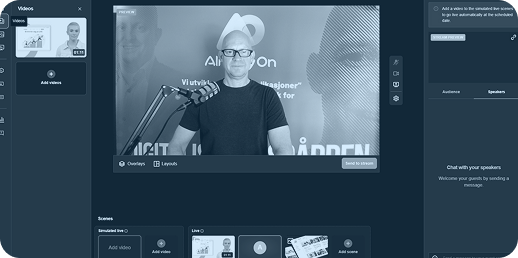 Lag et webinar for et stort publikum
